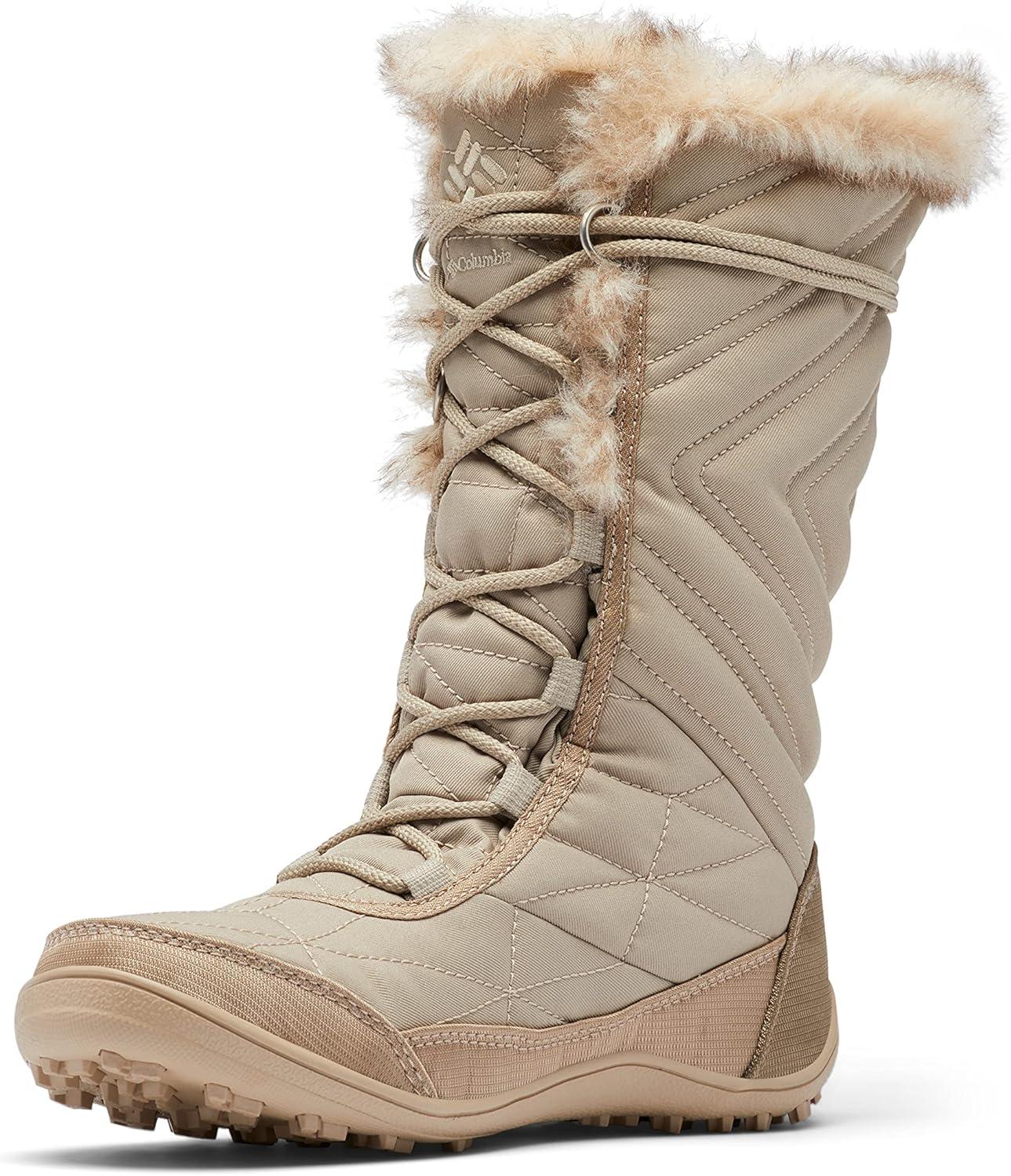 imageColumbia Womens Minx Shorty III Winter BootsOxford TanAncient Fossil