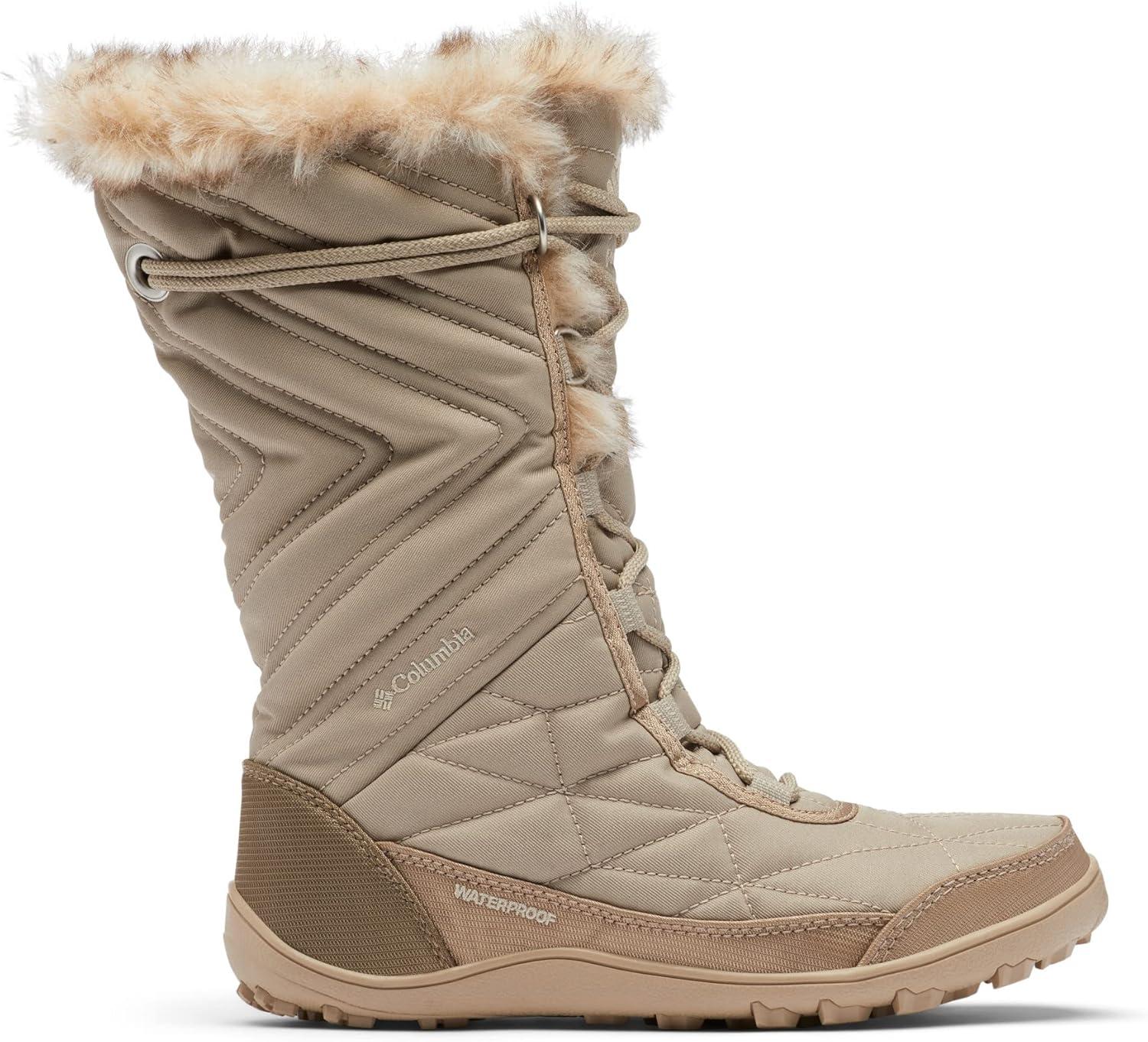 imageColumbia Womens Minx Shorty III Winter BootsOxford TanAncient Fossil