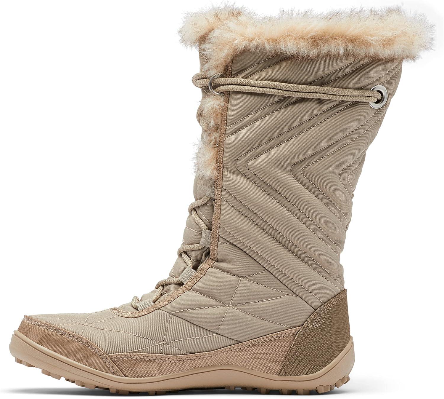 imageColumbia Womens Minx Shorty III Winter BootsOxford TanAncient Fossil