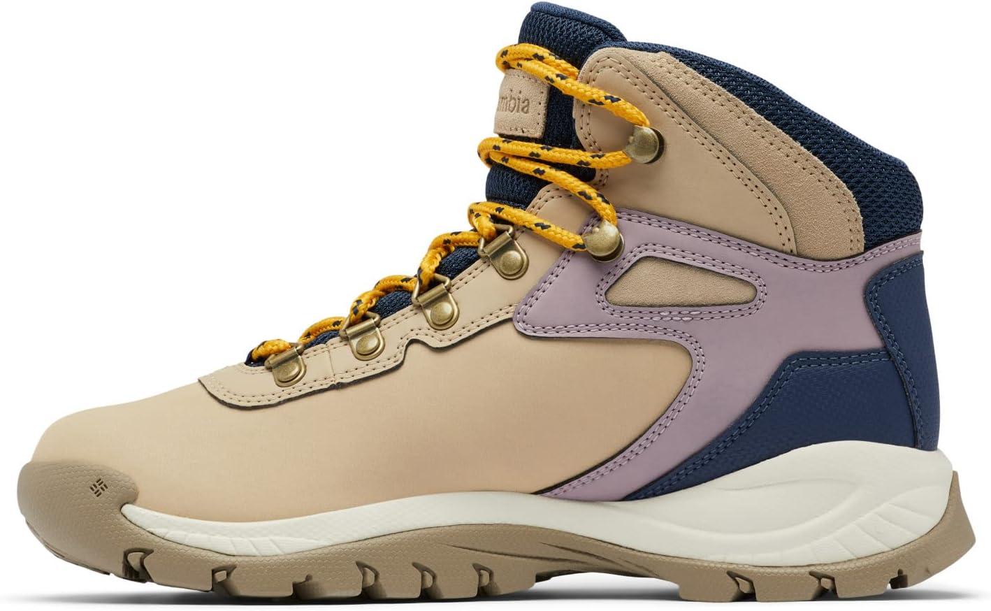 imageColumbia Womens Newton Ridge Plus Waterproof Amped Hiking BootAncient FossilShale Mauve