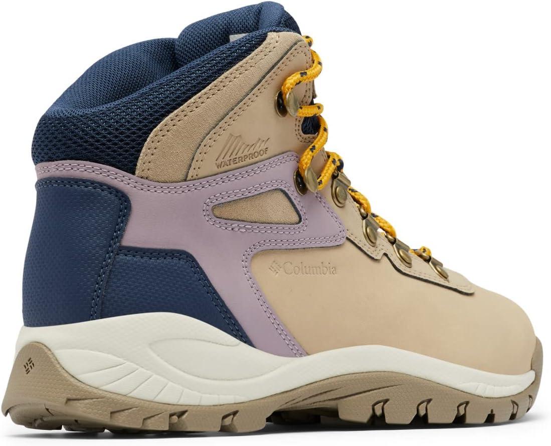 imageColumbia Womens Newton Ridge Plus Waterproof Amped Hiking BootAncient FossilShale Mauve