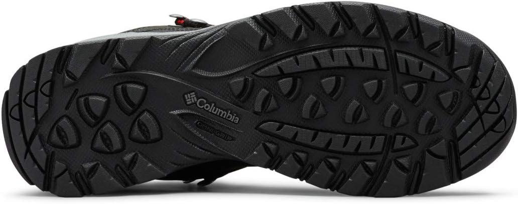 imageColumbia Womens Newton Ridge Plus Waterproof Amped Hiking BootBlackPoppy Red