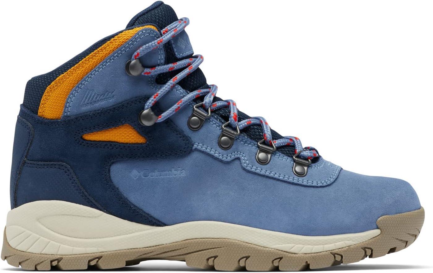 imageColumbia Womens Newton Ridge Plus Waterproof Amped Hiking BootBlue DuskAdmiral