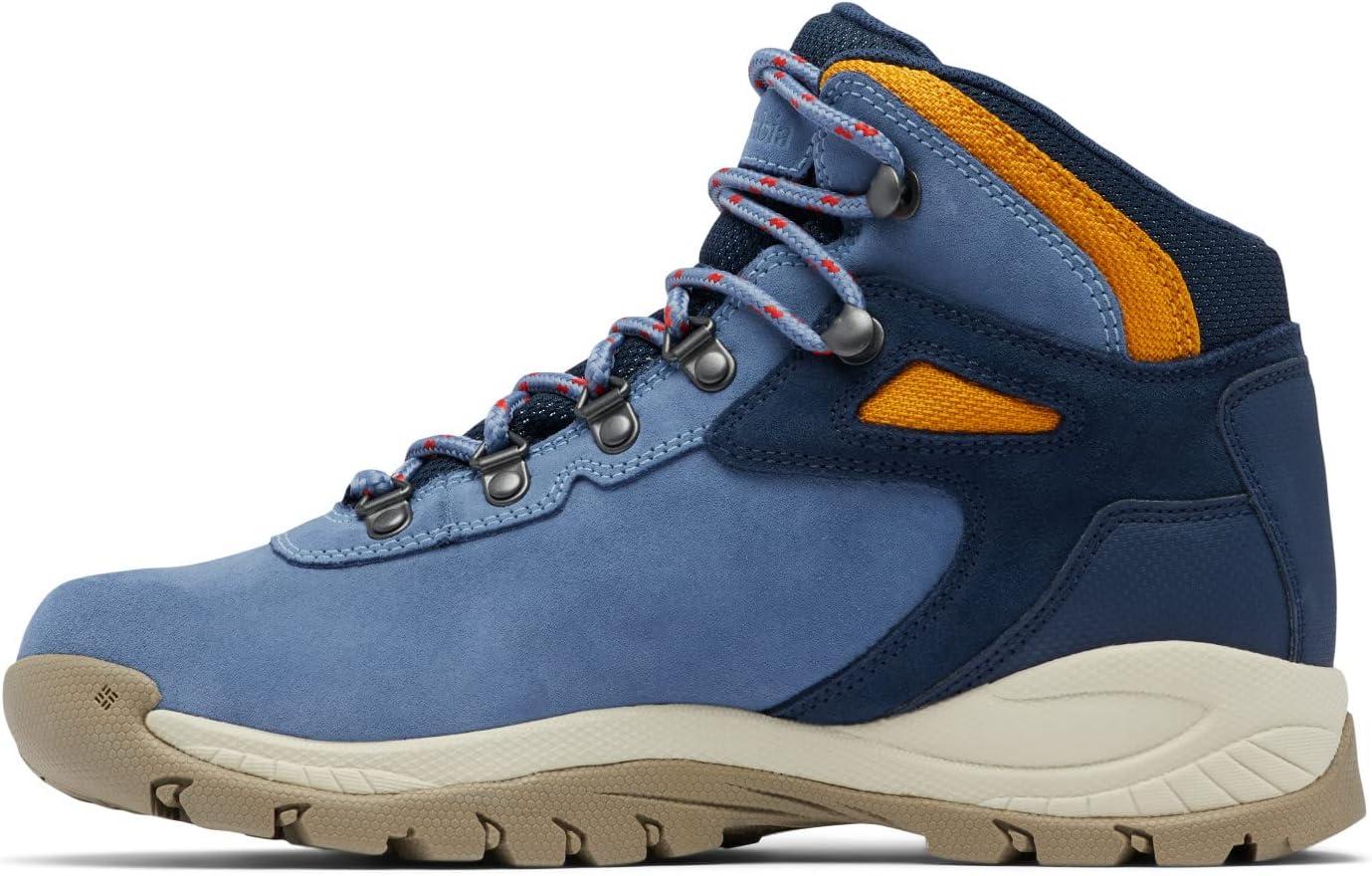 imageColumbia Womens Newton Ridge Plus Waterproof Amped Hiking BootBlue DuskAdmiral
