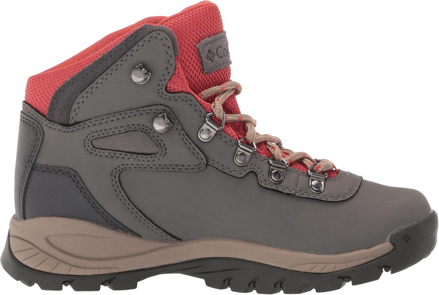 imageColumbia Womens Newton Ridge Plus Waterproof Amped Hiking BootCharcoalScorched Coral