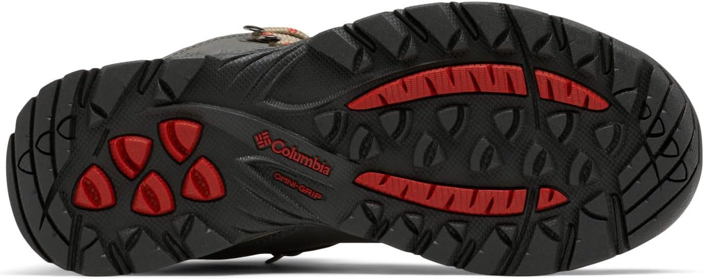 imageColumbia Womens Newton Ridge Plus Waterproof Amped Hiking BootCharcoalScorched Coral