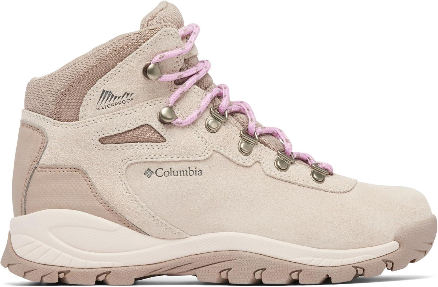 imageColumbia Womens Newton Ridge Plus Waterproof Amped Hiking BootDark Stone Cosmos