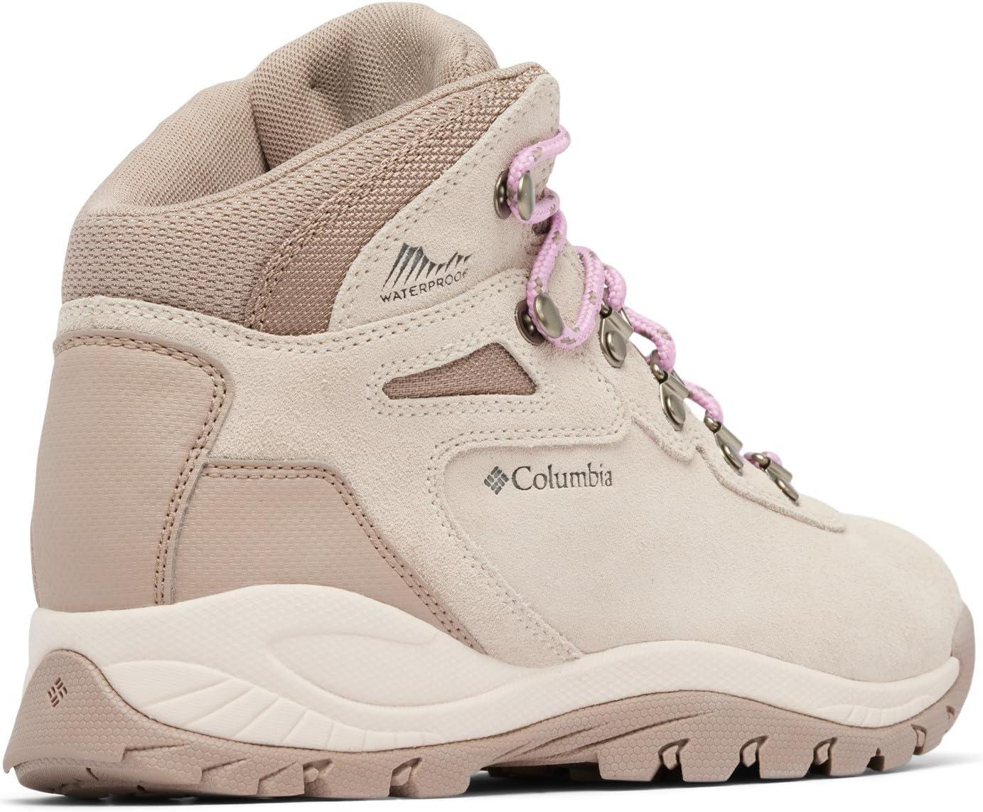 imageColumbia Womens Newton Ridge Plus Waterproof Amped Hiking BootDark StoneCosmos