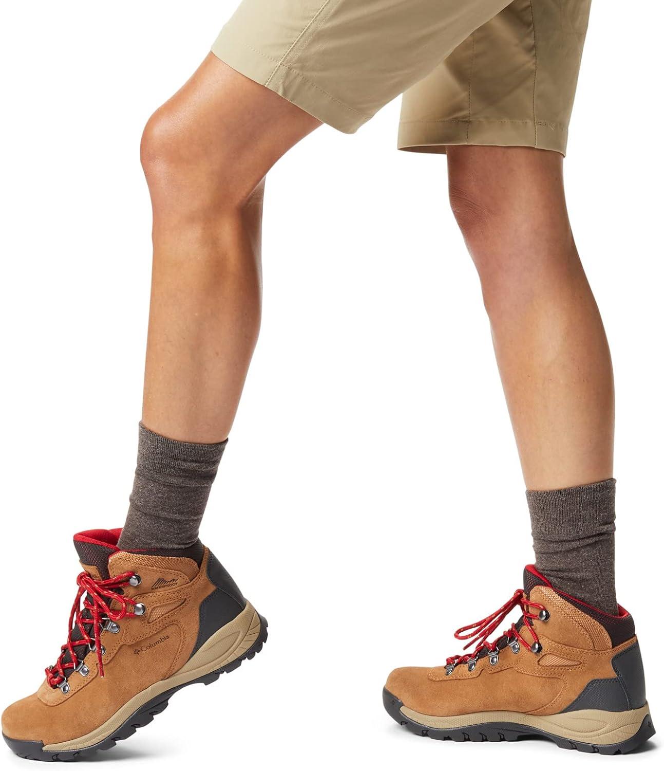 imageColumbia Womens Newton Ridge Plus Waterproof Amped Hiking BootElkMountain Red