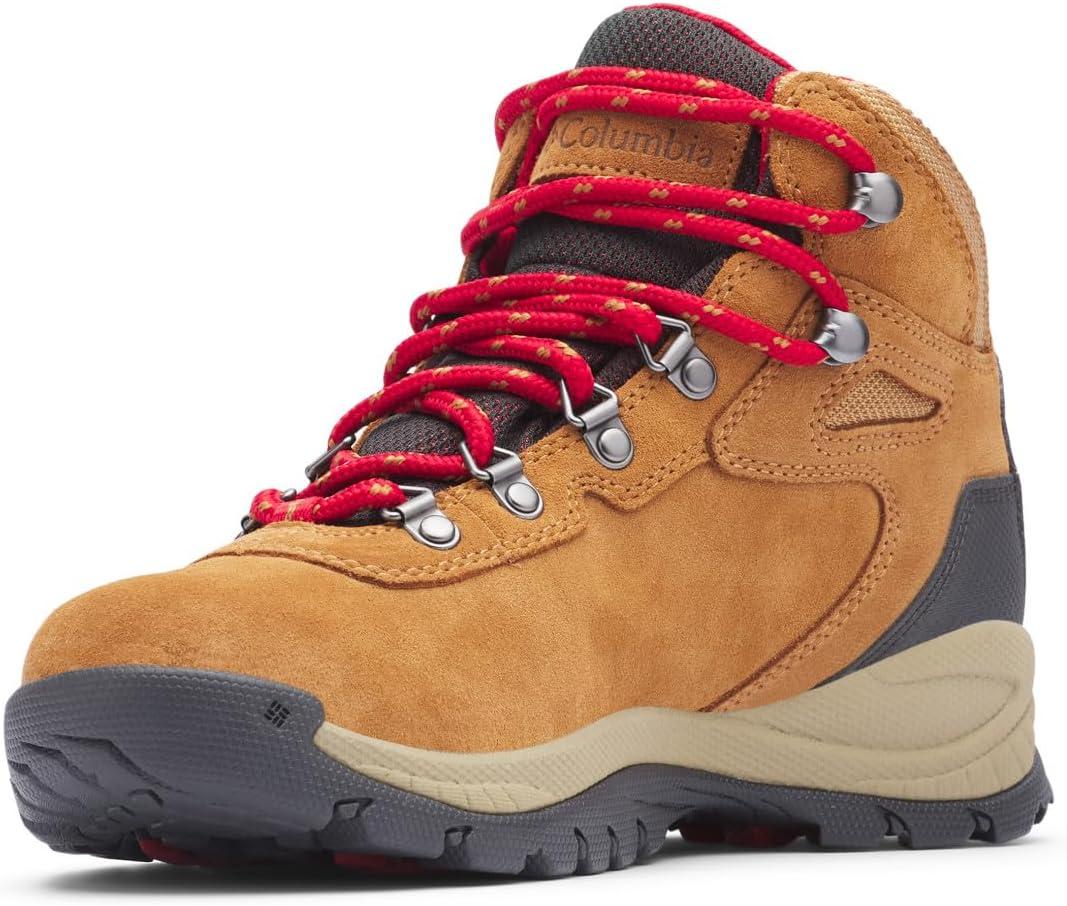 imageColumbia Womens Newton Ridge Plus Waterproof Amped Hiking BootElkMountain Red