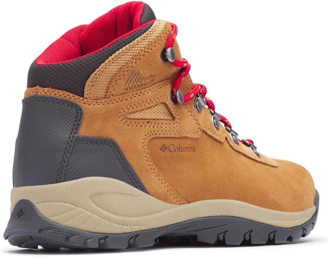 imageColumbia Womens Newton Ridge Plus Waterproof Amped Hiking BootElkMountain Red