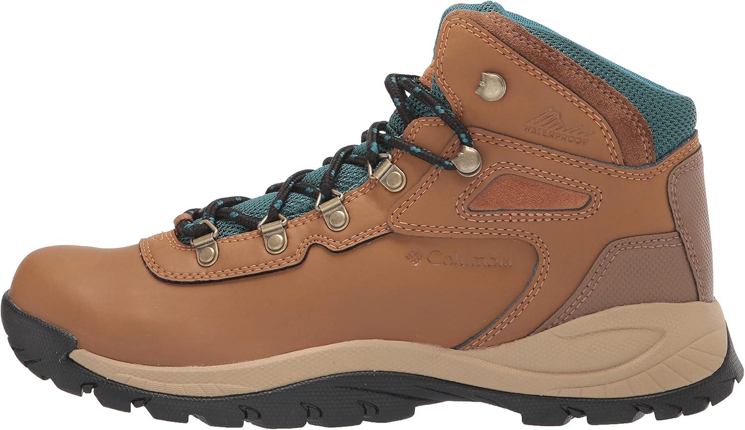 imageColumbia Womens Newton Ridge Plus Waterproof Amped Hiking BootElkRiver Blue
