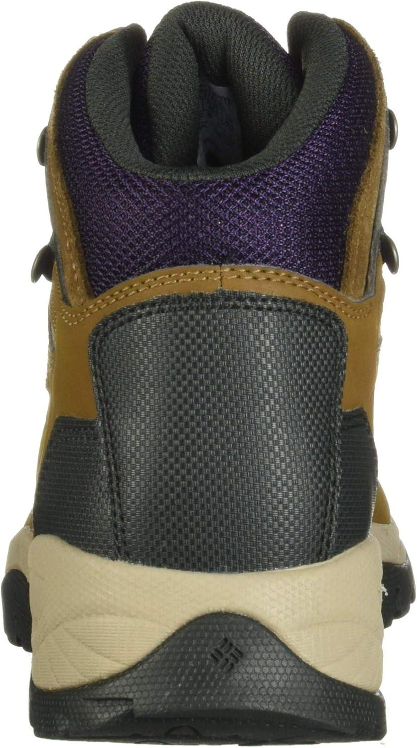 imageColumbia Womens Newton Ridge Plus Waterproof Amped Hiking BootLight BrownCyber Purple