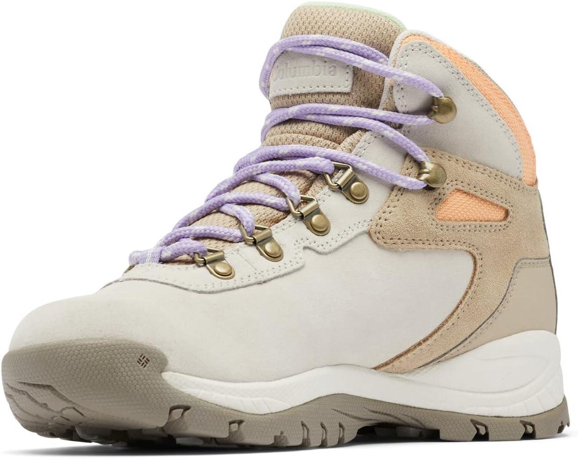 imageColumbia Womens Newton Ridge Plus Waterproof Amped Hiking BootLight SandPeach