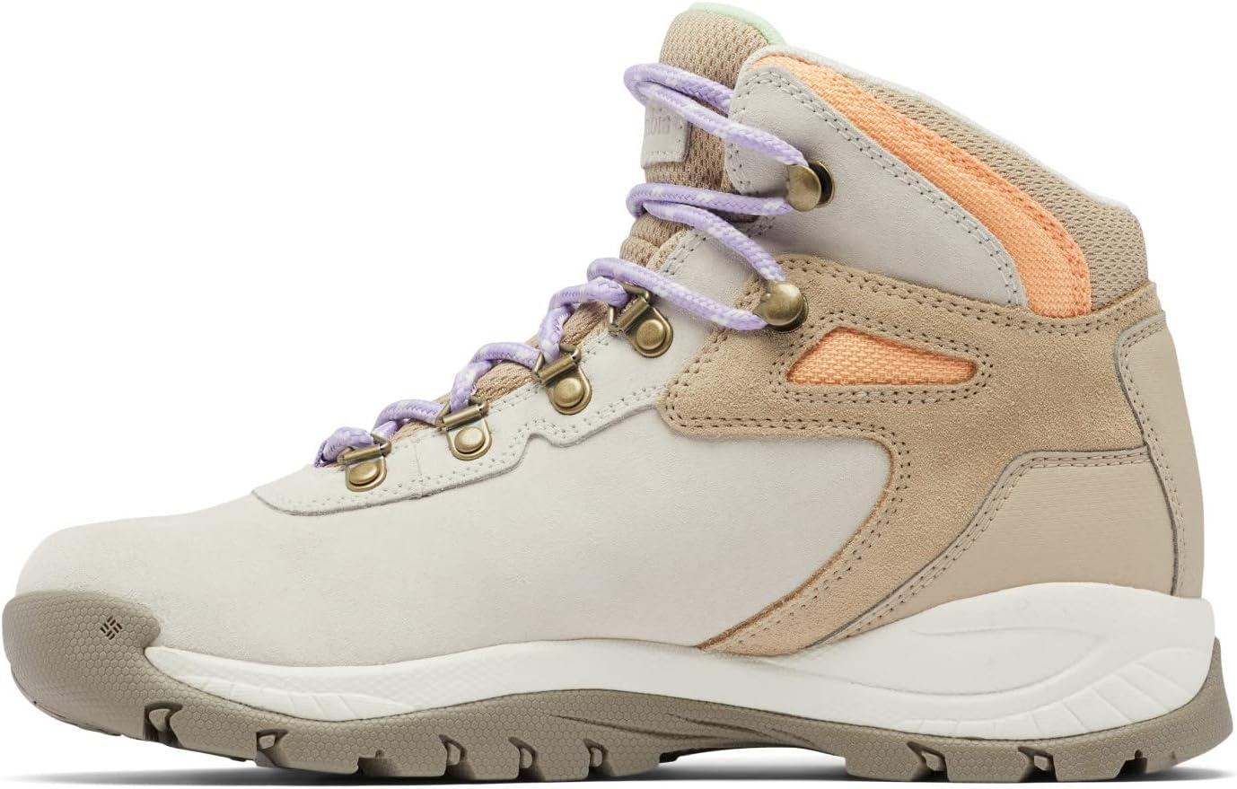 imageColumbia Womens Newton Ridge Plus Waterproof Amped Hiking BootLight SandPeach