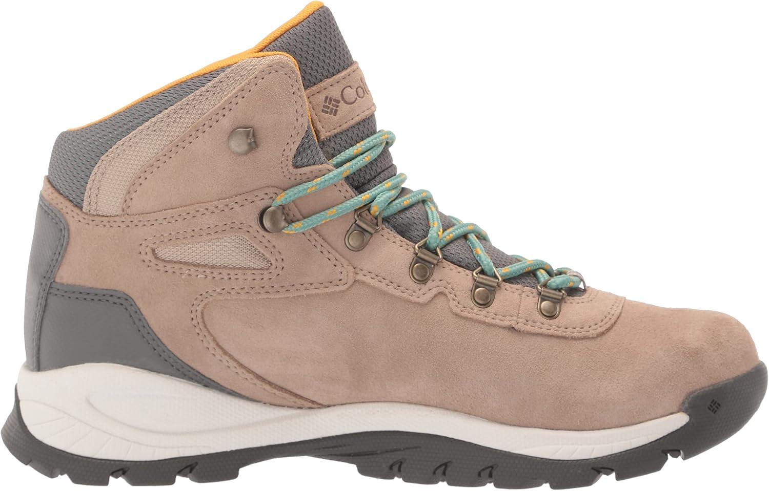 imageColumbia Womens Newton Ridge Plus Waterproof Amped Hiking BootOxford TanDusty Green