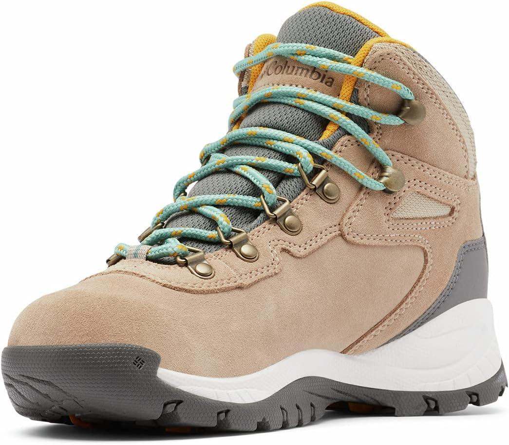 imageColumbia Womens Newton Ridge Plus Waterproof Amped Hiking BootOxford TanDusty Green