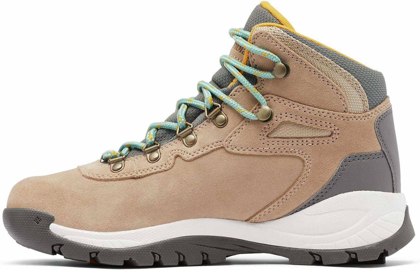 imageColumbia Womens Newton Ridge Plus Waterproof Amped Hiking BootOxford TanDusty Green