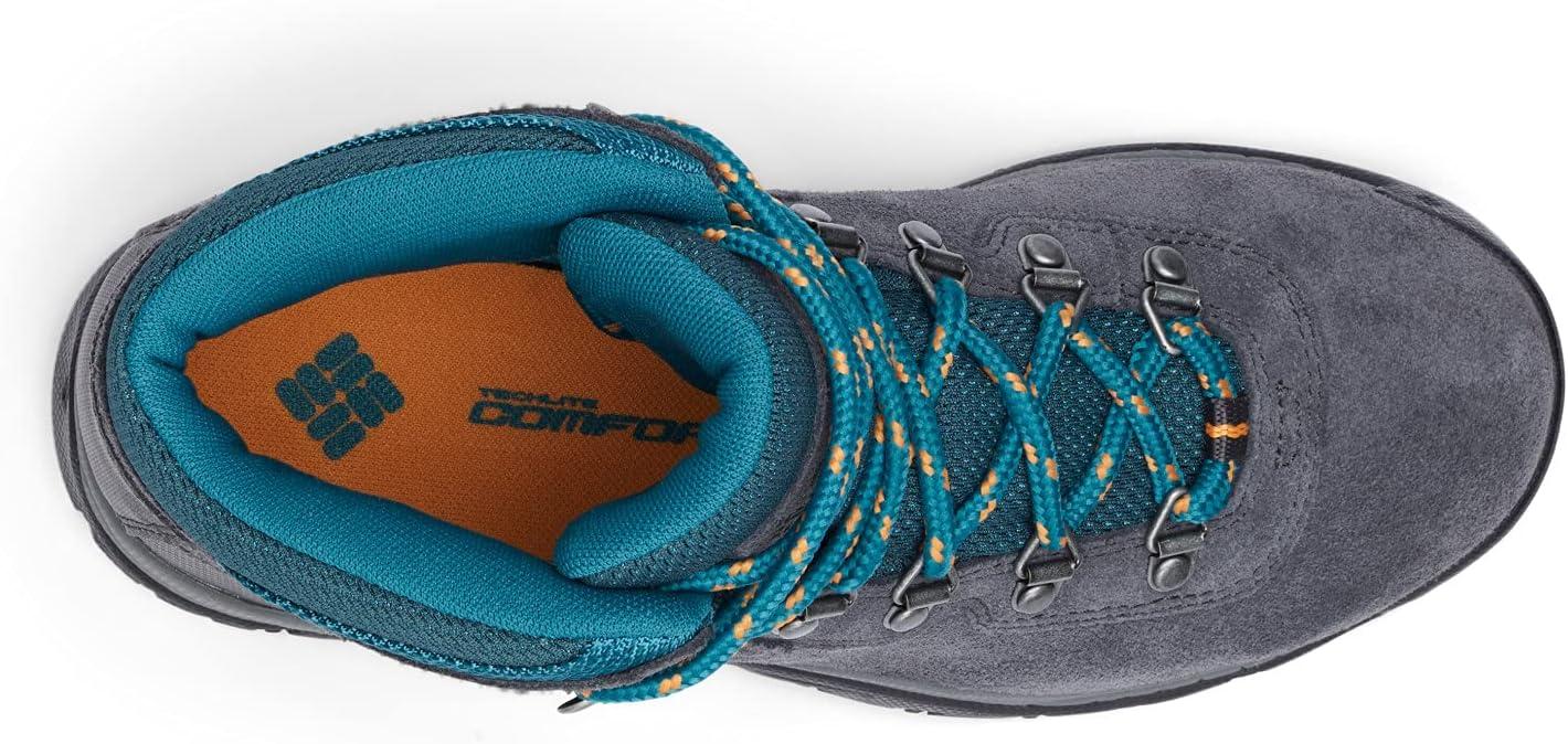 imageColumbia Womens Newton Ridge Plus Waterproof Amped Hiking BootSharkRiver Blue
