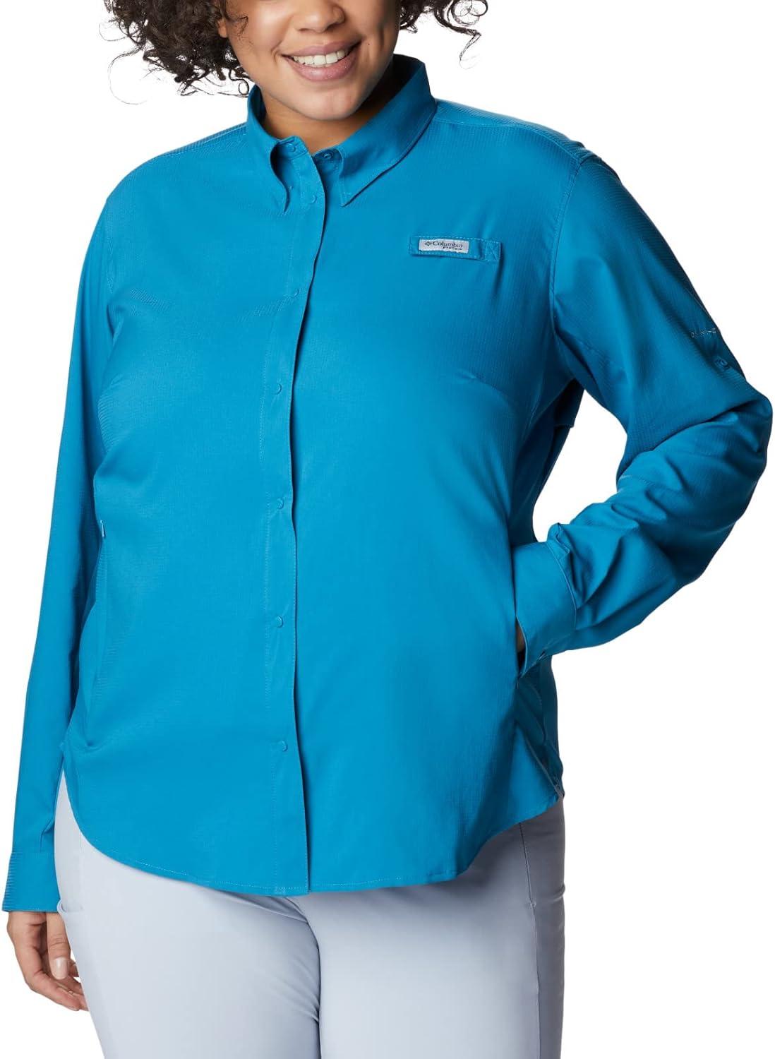 imageColumbia Womens PFG Tamiami II UPF 40 Long Sleeve Fishing ShirtDeep Marine