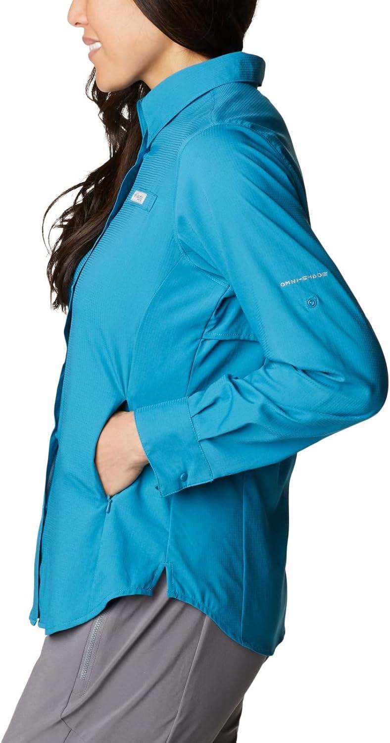 imageColumbia Womens PFG Tamiami II UPF 40 Long Sleeve Fishing ShirtDeep Marine