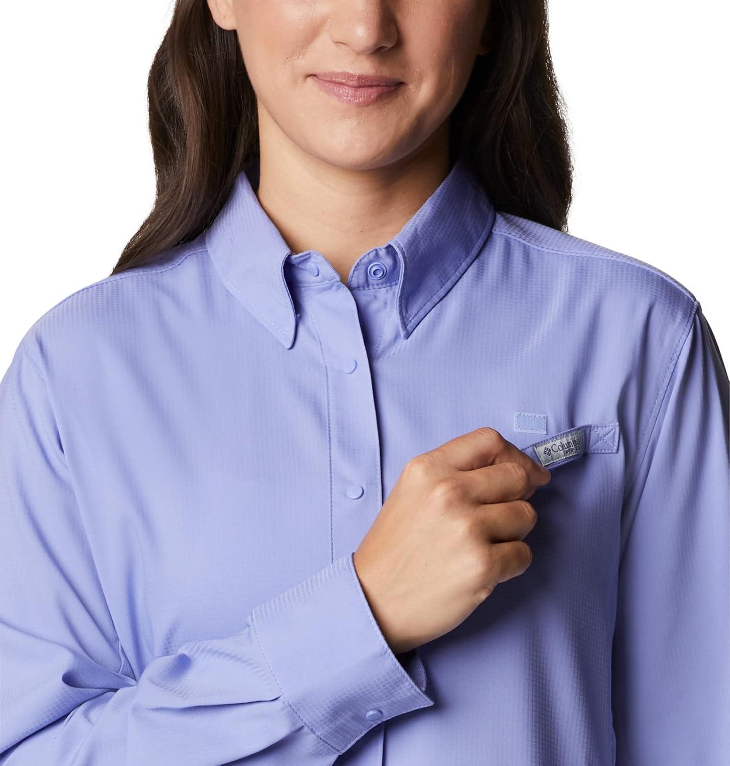 imageColumbia Womens PFG Tamiami II UPF 40 Long Sleeve Fishing ShirtFairytale