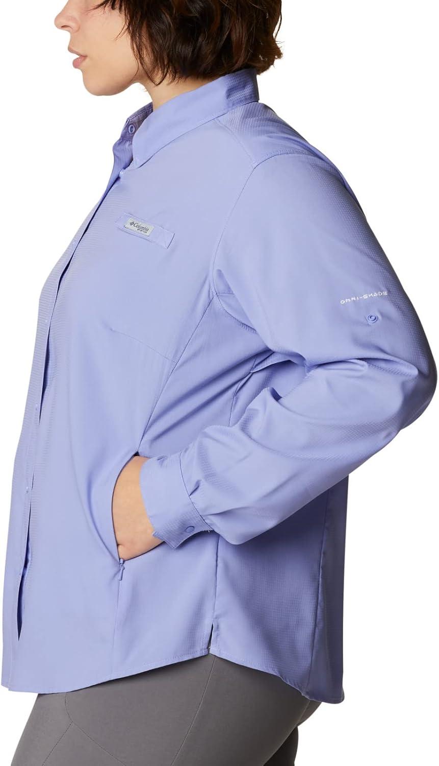 imageColumbia Womens PFG Tamiami II UPF 40 Long Sleeve Fishing ShirtFairytale