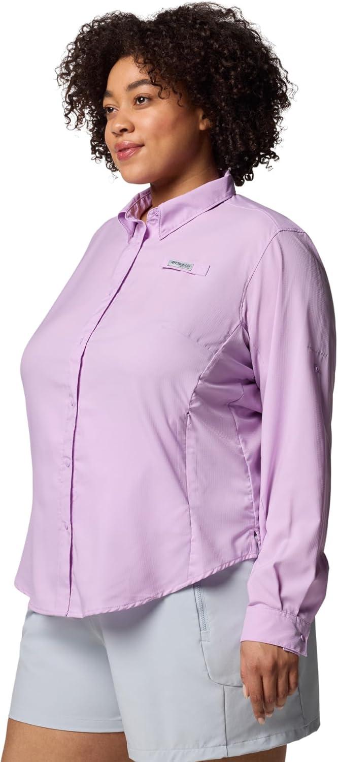imageColumbia Womens PFG Tamiami II UPF 40 Long Sleeve Fishing ShirtHydrangea