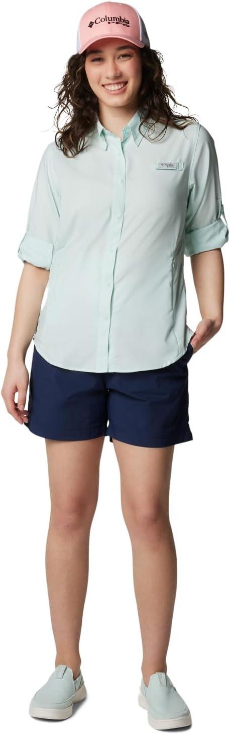 imageColumbia Womens PFG Tamiami II UPF 40 Long Sleeve Fishing ShirtIcy Morn