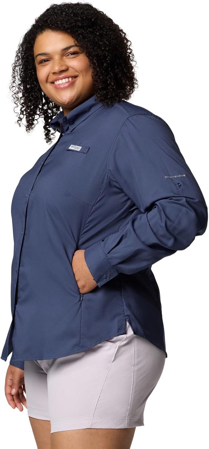 imageColumbia Womens PFG Tamiami II UPF 40 Long Sleeve Fishing ShirtNocturnal