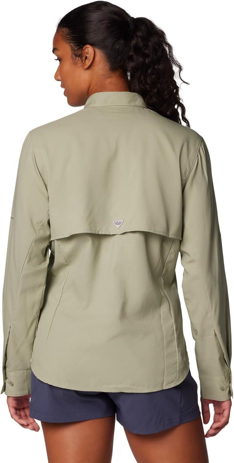 imageColumbia Womens PFG Tamiami II UPF 40 Long Sleeve Fishing ShirtSafari