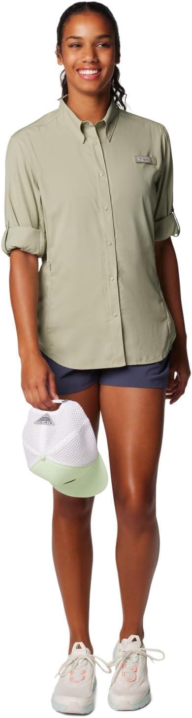 imageColumbia Womens PFG Tamiami II UPF 40 Long Sleeve Fishing ShirtSafari