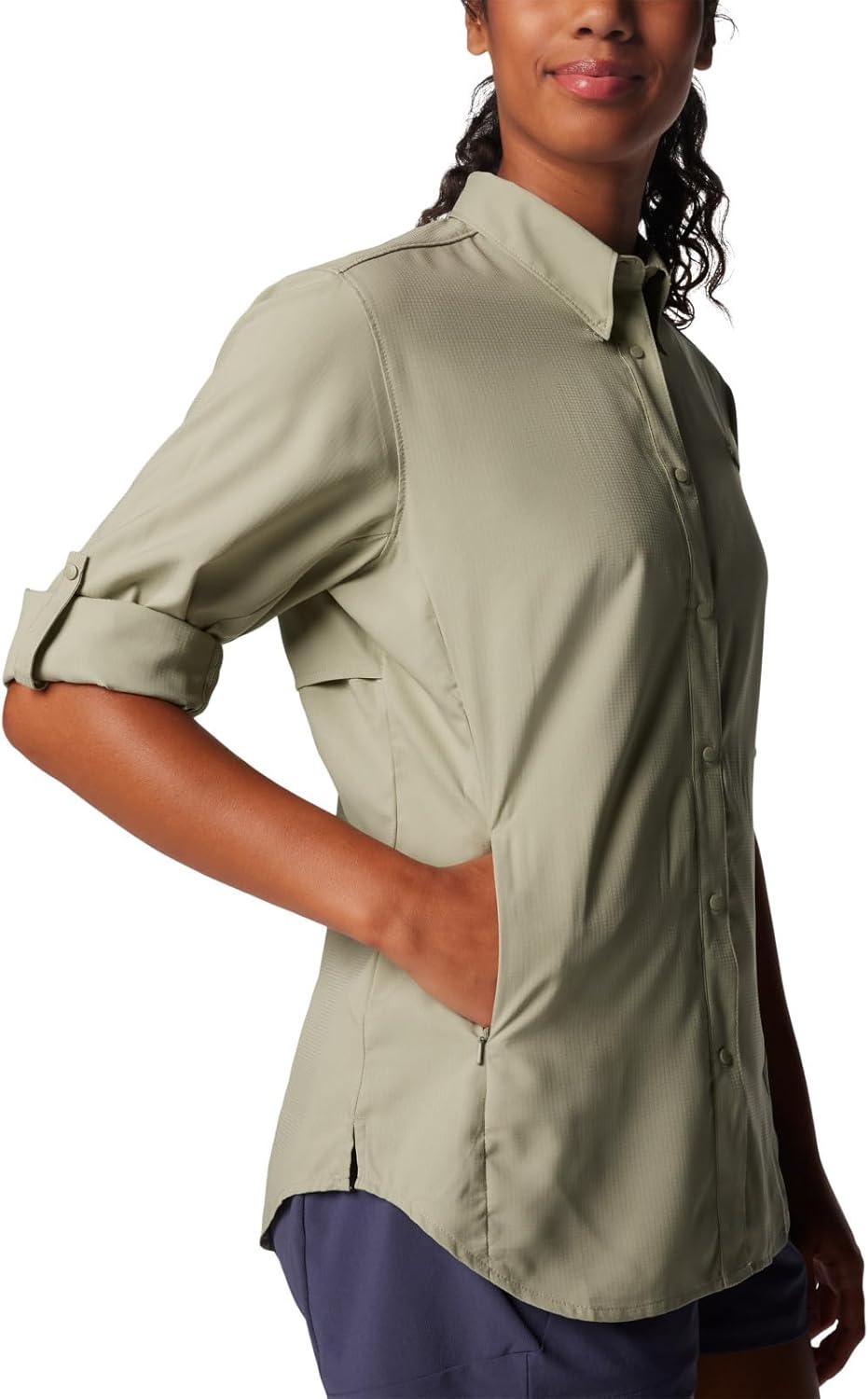 imageColumbia Womens PFG Tamiami II UPF 40 Long Sleeve Fishing ShirtSafari
