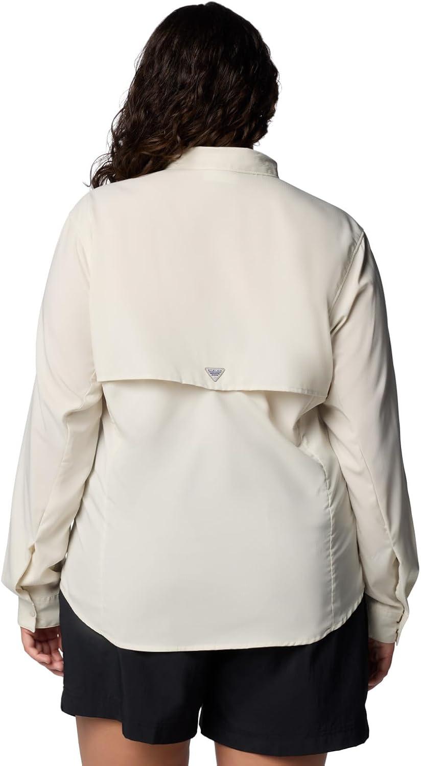 imageColumbia Womens PFG Tamiami II UPF 40 Long Sleeve Fishing ShirtStone