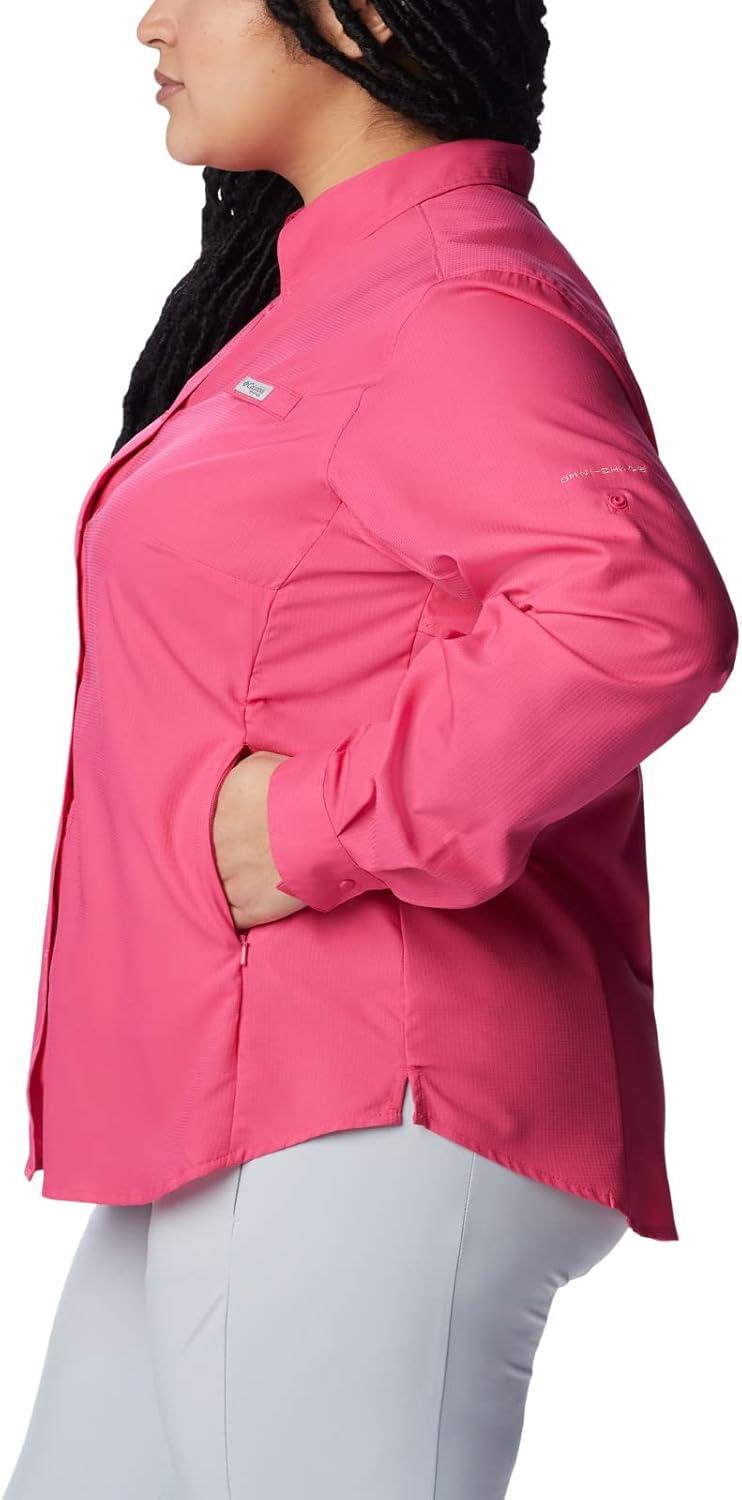 imageColumbia Womens PFG Tamiami II UPF 40 Long Sleeve Fishing ShirtUltra Pink