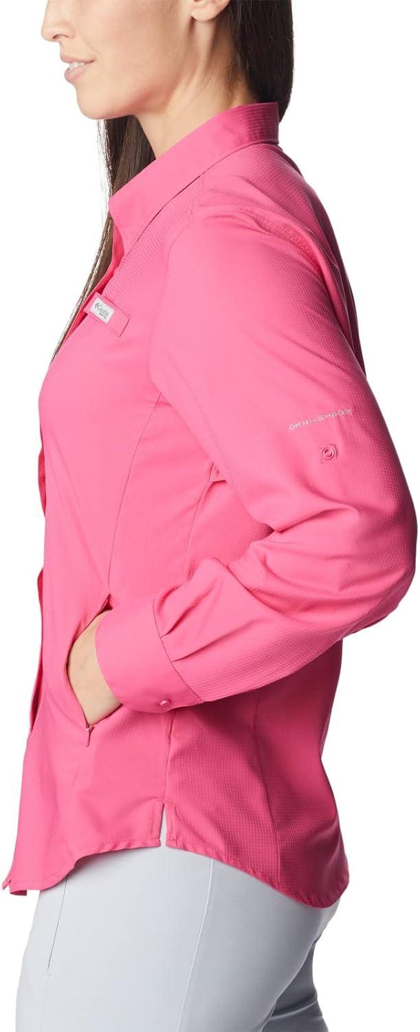 imageColumbia Womens PFG Tamiami II UPF 40 Long Sleeve Fishing ShirtUltra Pink