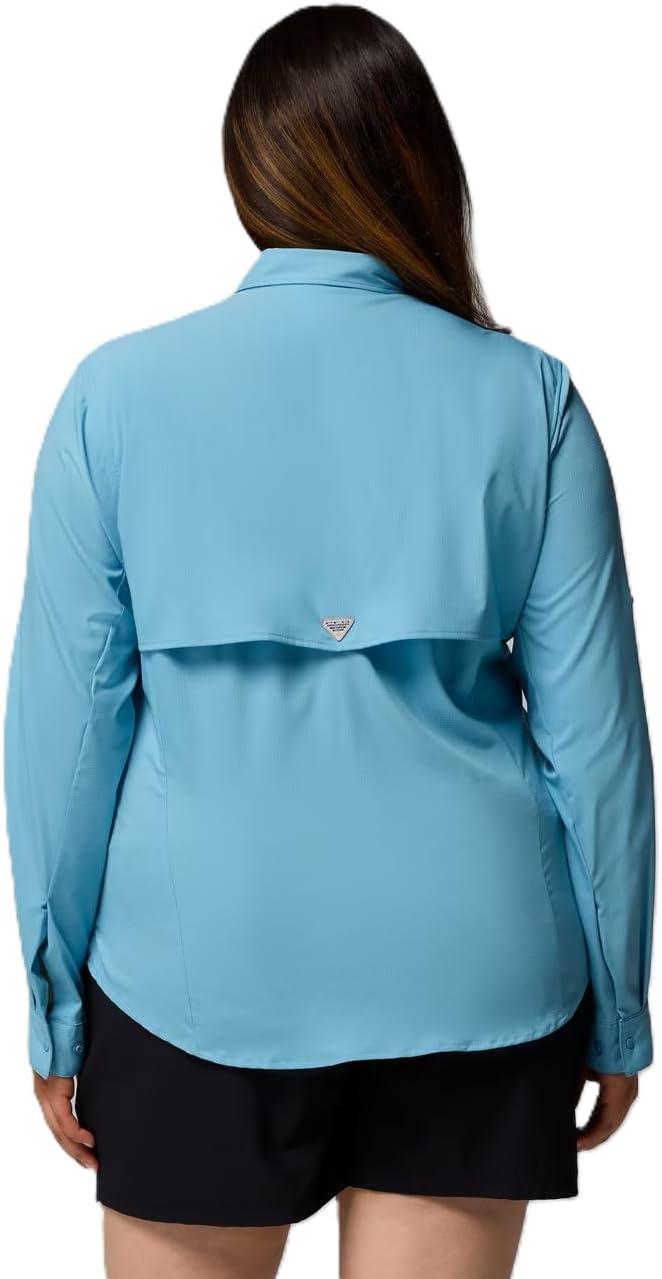 imageColumbia Womens PFG Tamiami II UPF 40 Long Sleeve Fishing ShirtVintage Blue