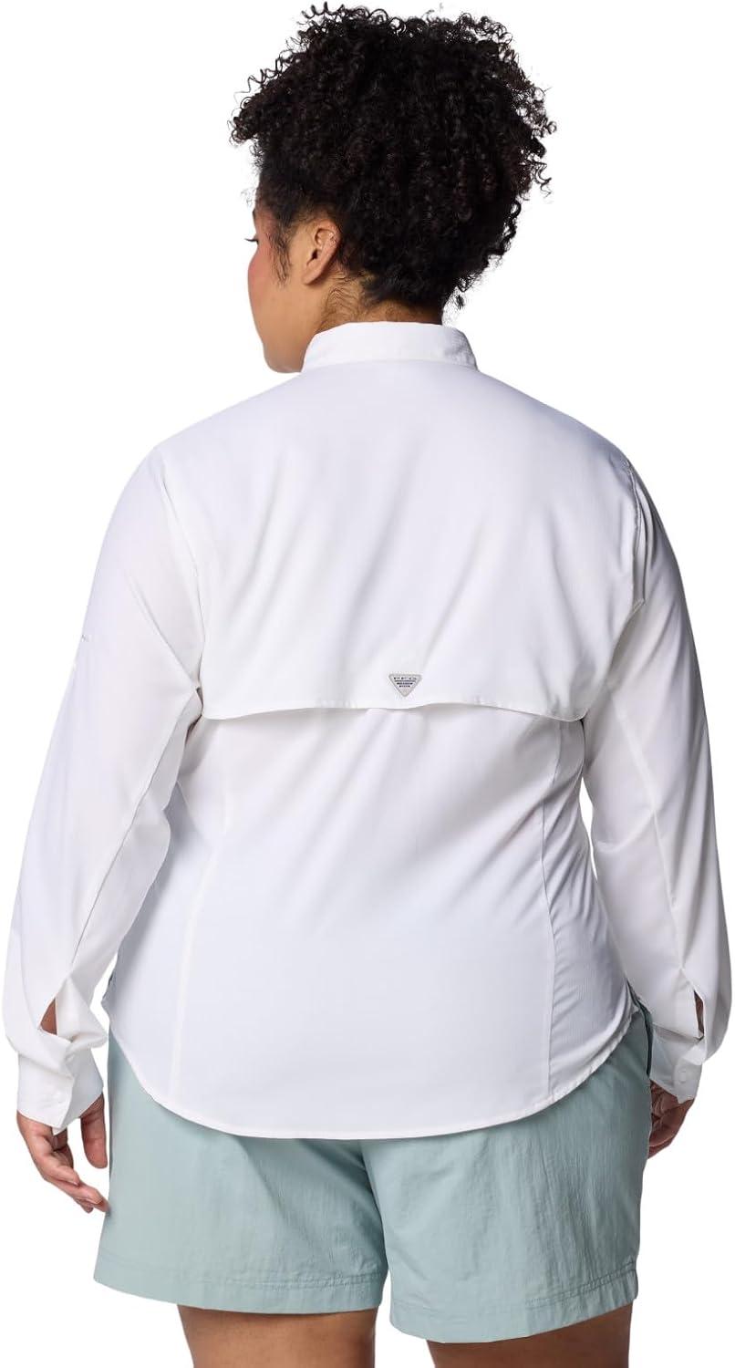 imageColumbia Womens PFG Tamiami II UPF 40 Long Sleeve Fishing ShirtWhite
