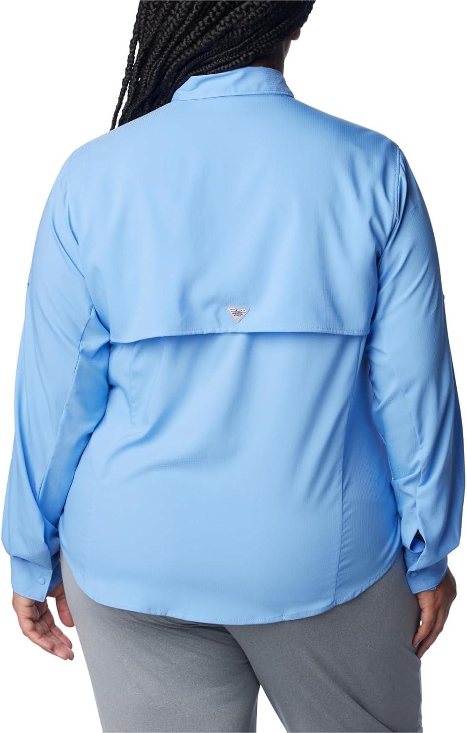 imageColumbia Womens PFG Tamiami II UPF 40 Long Sleeve Fishing ShirtWhite Cap