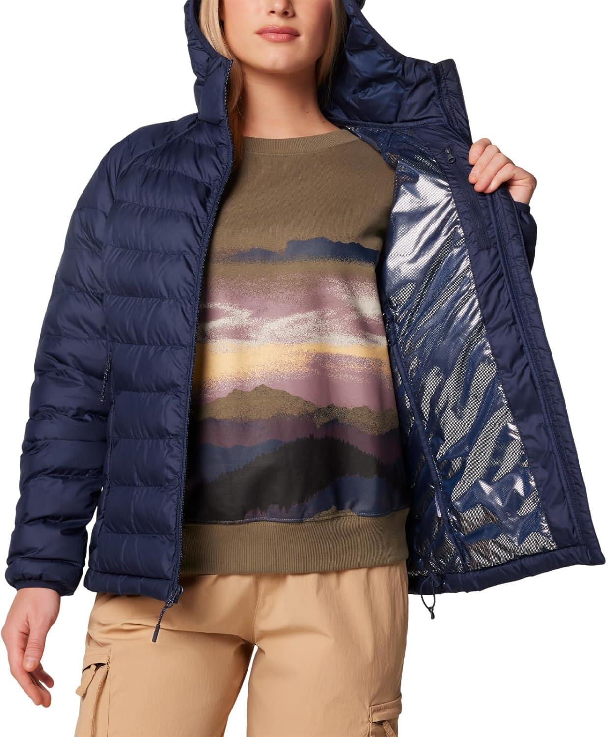 imageColumbia Womens Powder Lite II Hooded JacketCollegiate Navy