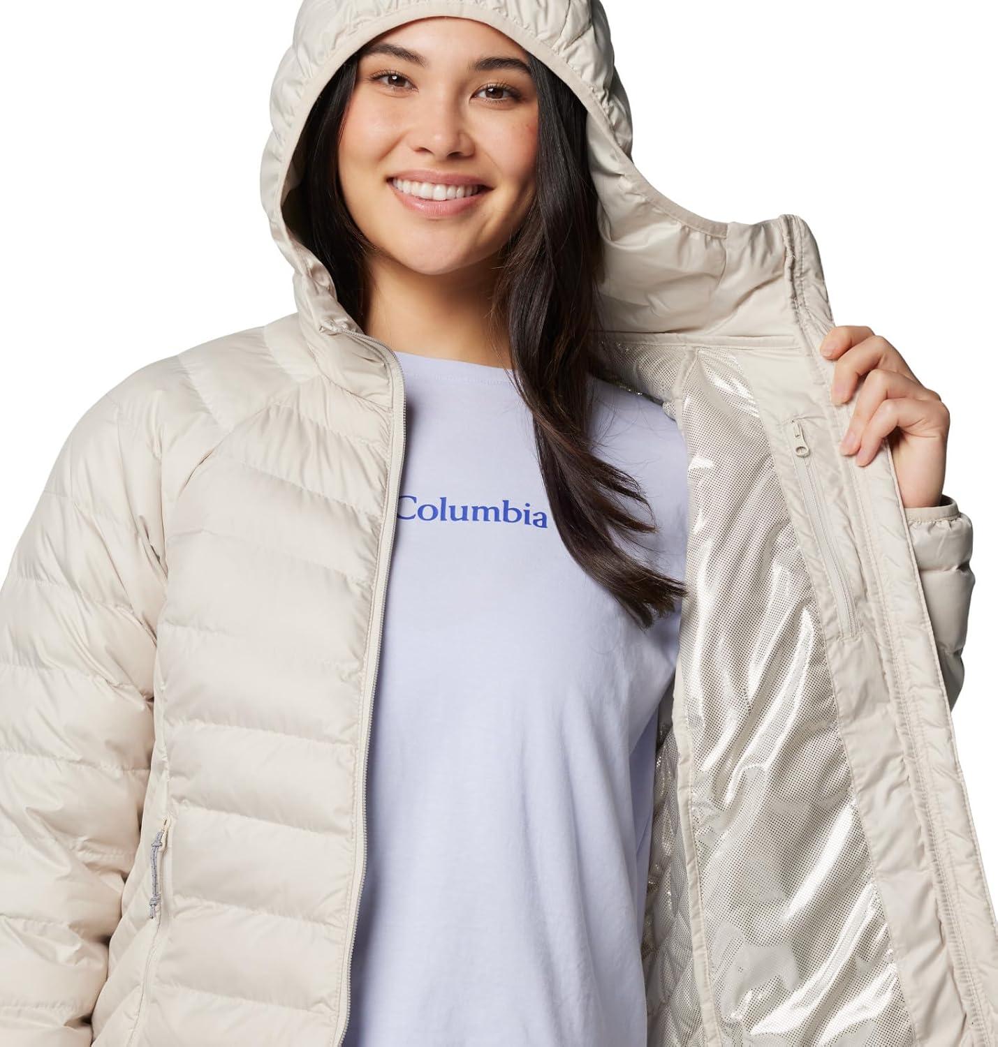imageColumbia Womens Powder Lite II Hooded JacketDark Stone