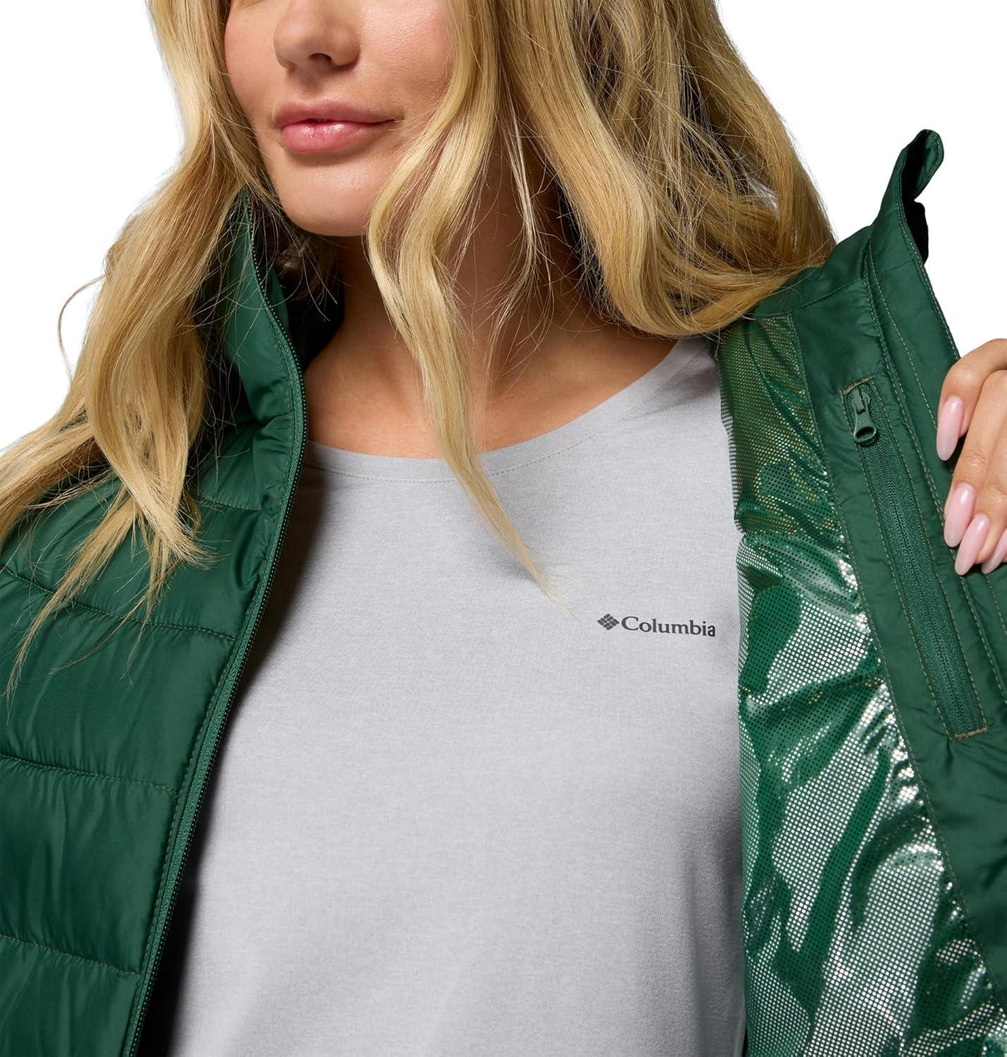 imageColumbia Womens Powder Lite II Mid JacketRain Forest