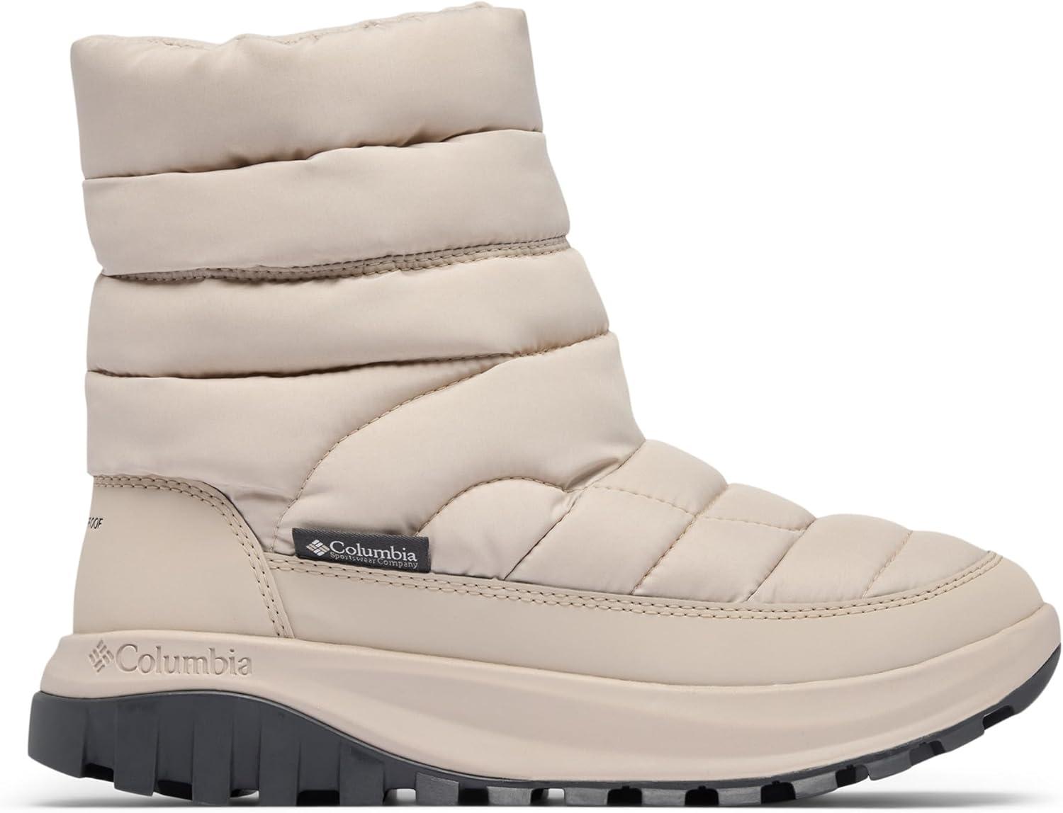 imageColumbia Womens Snowtrot Mid Snow BootsSoft TaupeShark