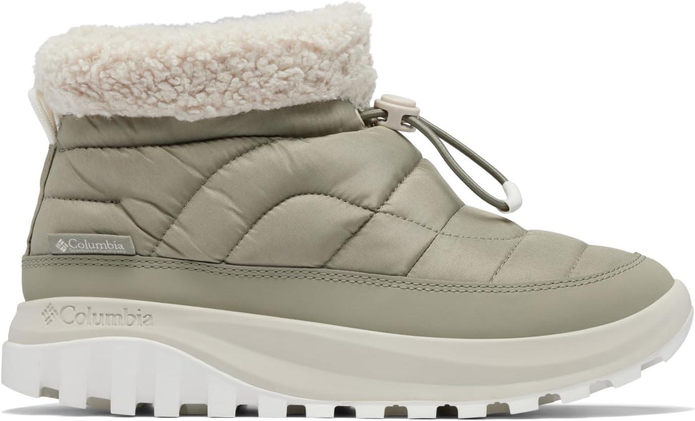 imageColumbia Womens Snowtrot Shorty Snow BootsGrey GreenDark Stone