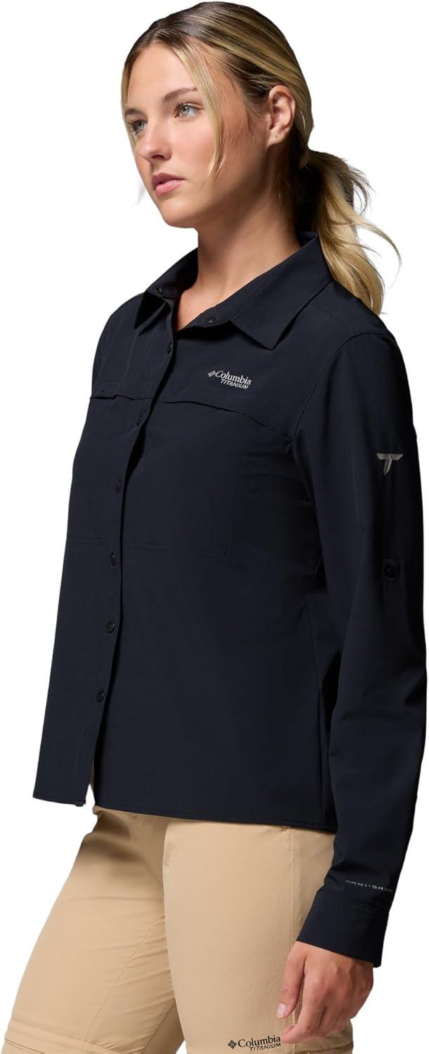 imageColumbia Womens Summit Valley Woven Long Sleeve ShirtBlack