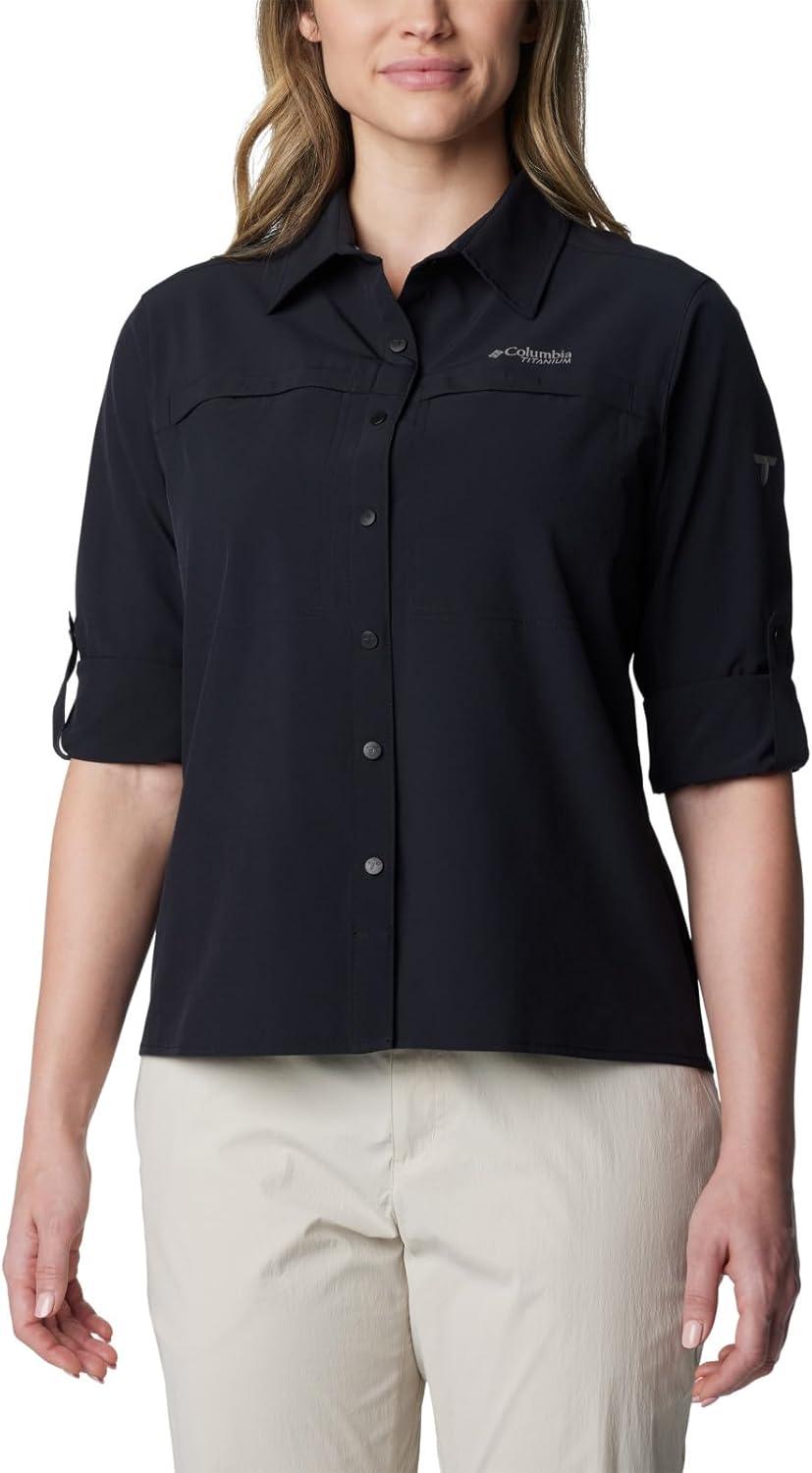 imageColumbia Womens Summit Valley Woven Long Sleeve ShirtBlack