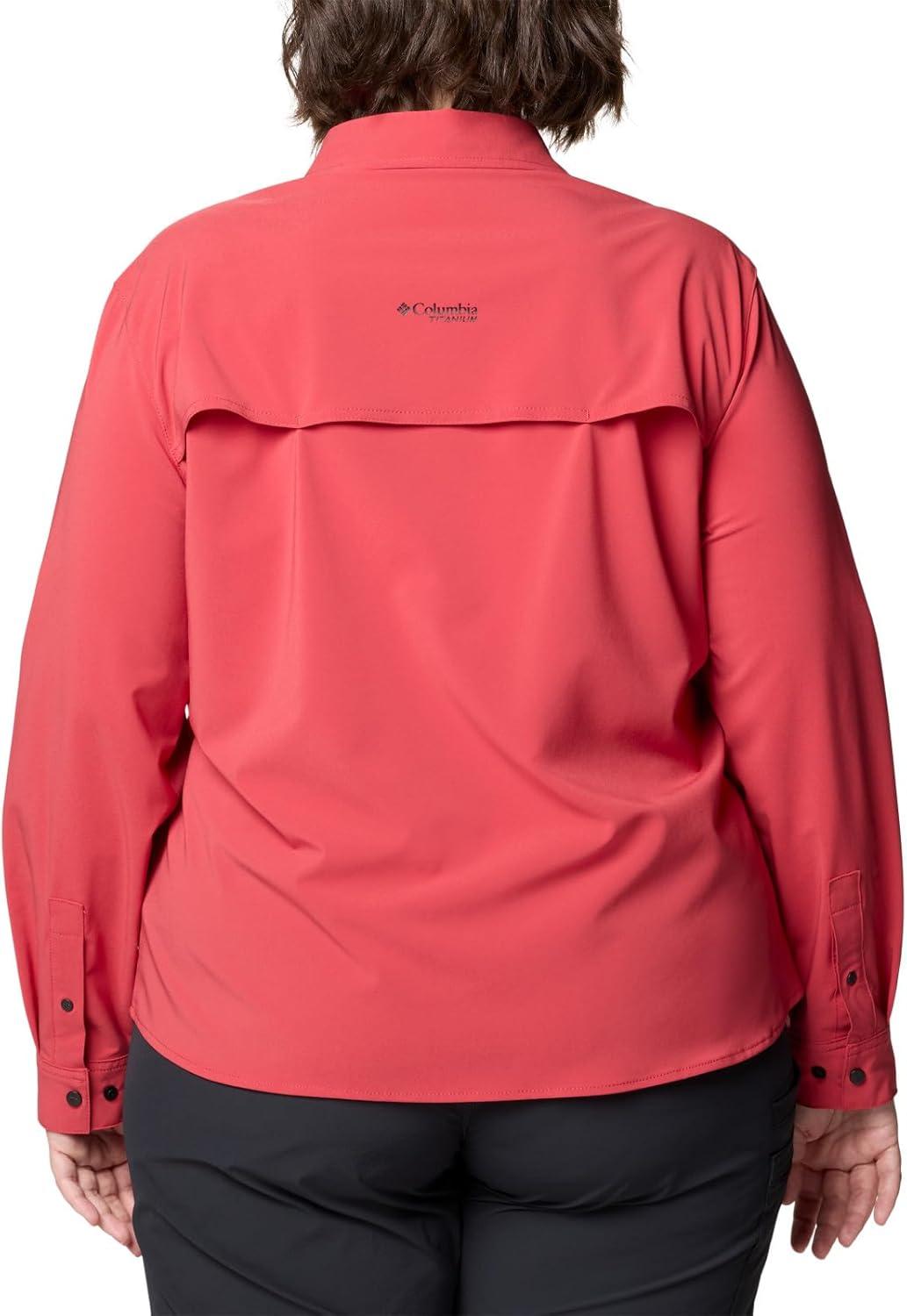 imageColumbia Womens Summit Valley Woven Long Sleeve ShirtDaredevil