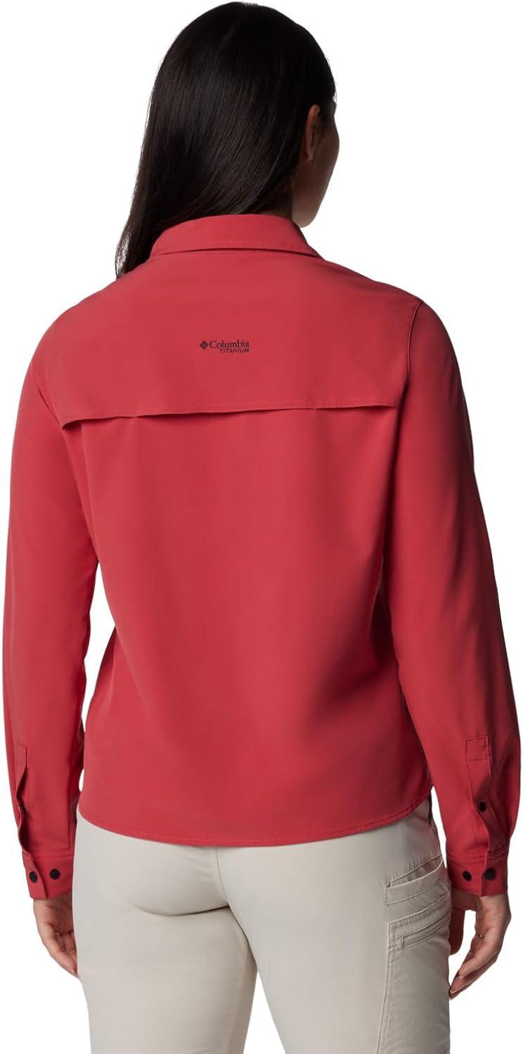 imageColumbia Womens Summit Valley Woven Long Sleeve ShirtDaredevil
