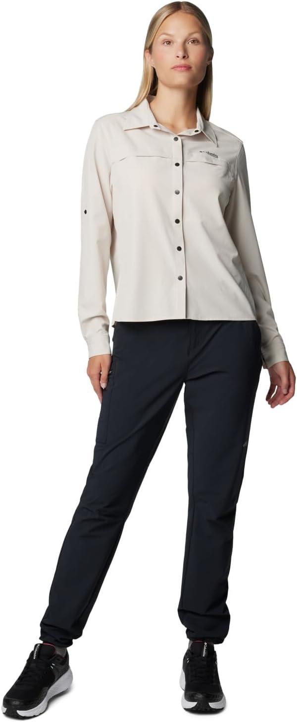 imageColumbia Womens Summit Valley Woven Long Sleeve ShirtDark Stone
