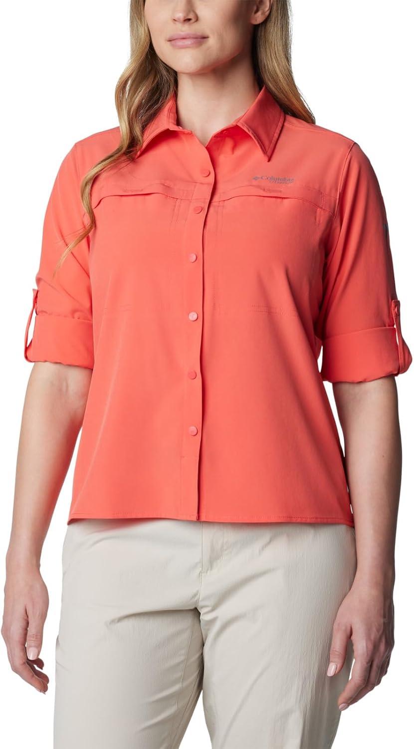 imageColumbia Womens Summit Valley Woven Long Sleeve ShirtJuicy